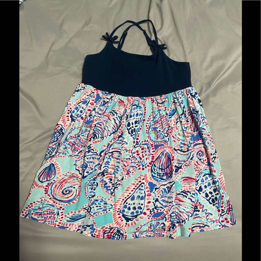 Lilly Pulitzer spaghetti strap dress girls 6/7